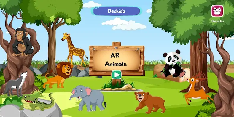 Скачать AR Animals By Deckidz [МОД/Взлом Много монет] на Андроид
