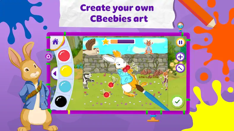Скачать CBeebies Get Creative: Paint [МОД/Взлом Бесконечные монеты] на Андроид