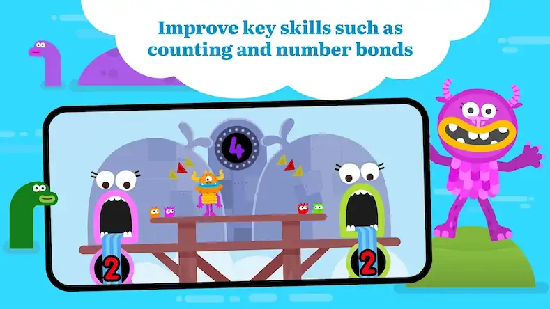 Скачать Teach Monster Number Skills [МОД/Взлом Разблокированная версия] на Андроид