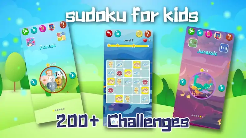Скачать Sudoku for Kids-Animal Puzzle [МОД/Взлом Меню] на Андроид