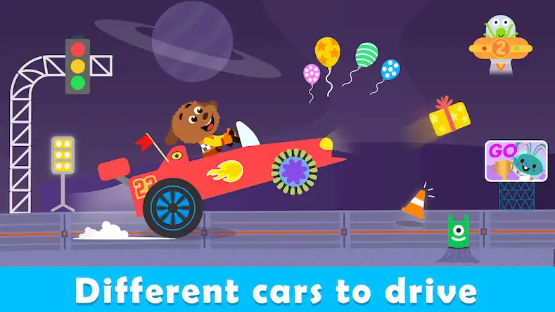 Скачать Автомобильные игры для малышей [МОД/Взлом Бесконечные деньги] на Андроид
