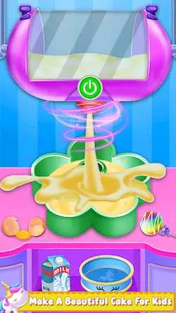 Скачать Unicorn Cake Maker-Bakery Game [МОД/Взлом Много денег] на Андроид