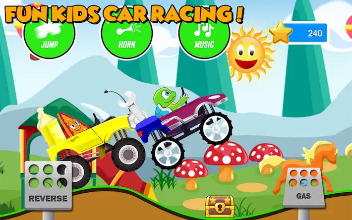 Скачать Fun Kids Car Racing Game [МОД/Взлом Много монет] на Андроид