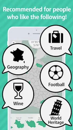 Скачать E. Learning France Map Puzzle [МОД/Взлом Много денег] на Андроид
