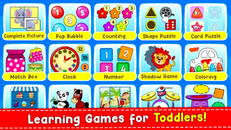 Скачать Toddler Games for 2+ Year Olds [МОД/Взлом Меню] на Андроид