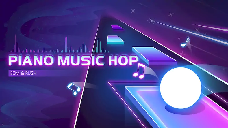 Скачать Piano Music Hop: EDM Rush！ [МОД/Взлом Бесконечные деньги] на Андроид