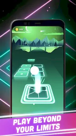 Скачать Hop Tiles 3D: Hit music game [МОД/Взлом Много денег] на Андроид