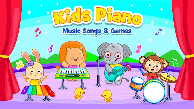 Скачать Baby Piano Games & Kids Music [МОД/Взлом Бесконечные деньги] на Андроид