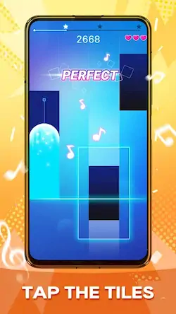 Скачать Piano Music Heart: Pop Tiles [МОД/Взлом Много денег] на Андроид
