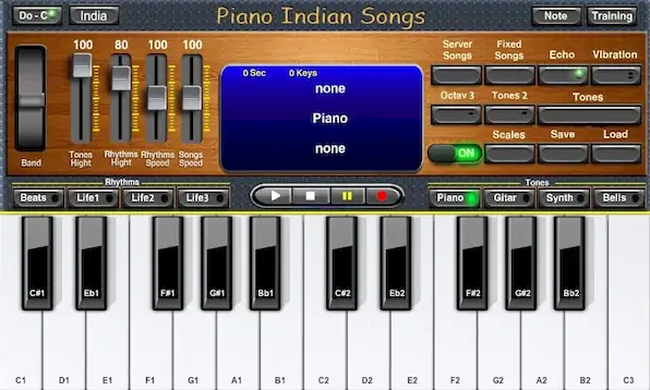 Скачать Piano India Songs [МОД/Взлом Меню] на Андроид