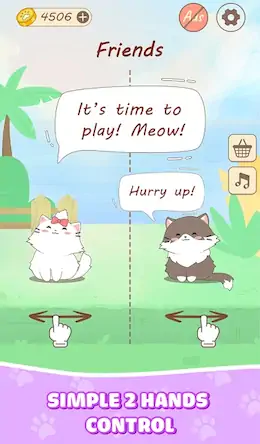 Скачать Duet Kitties: Cute Music Game [МОД/Взлом Разблокированная версия] на Андроид