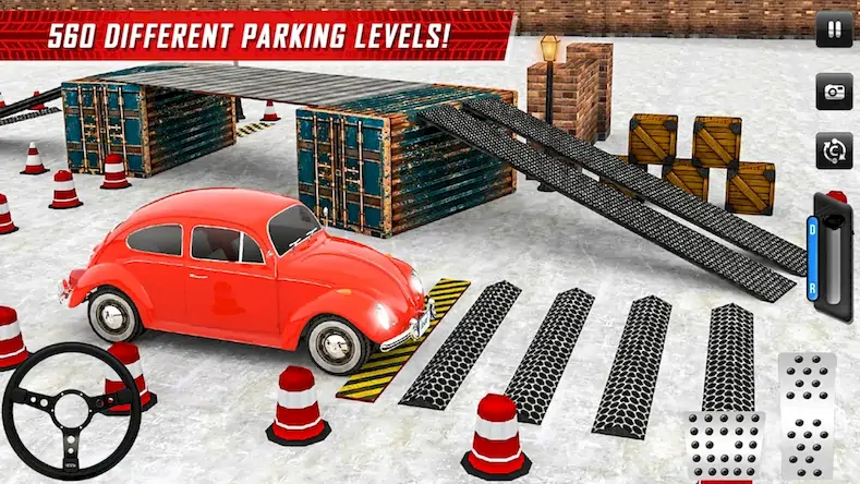 Скачать Classic Car Parking: Car Games [МОД/Взлом Бесконечные монеты] на Андроид