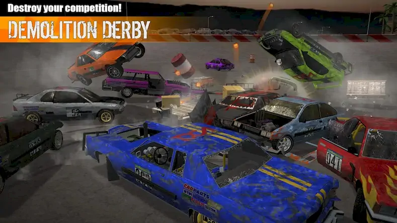 Скачать Demolition Derby 3 [МОД/Взлом Разблокированная версия] на Андроид