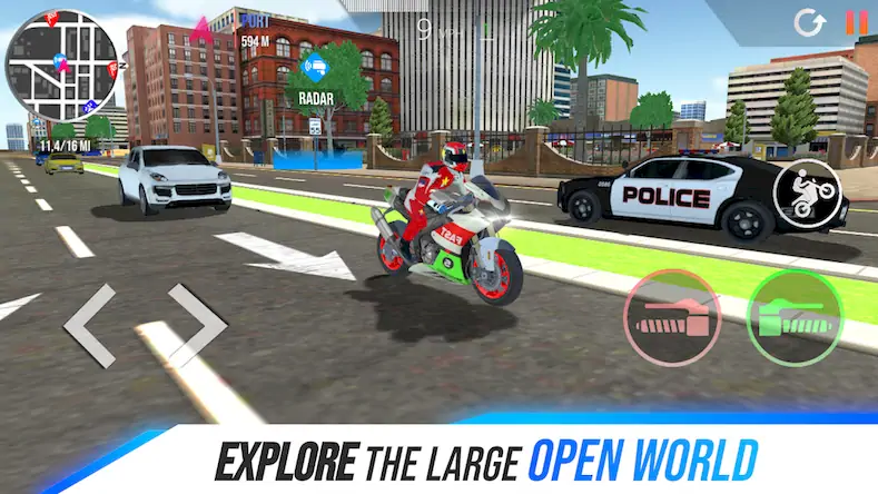 Скачать Motorcycle Real Simulator [МОД/Взлом Бесконечные деньги] на Андроид
