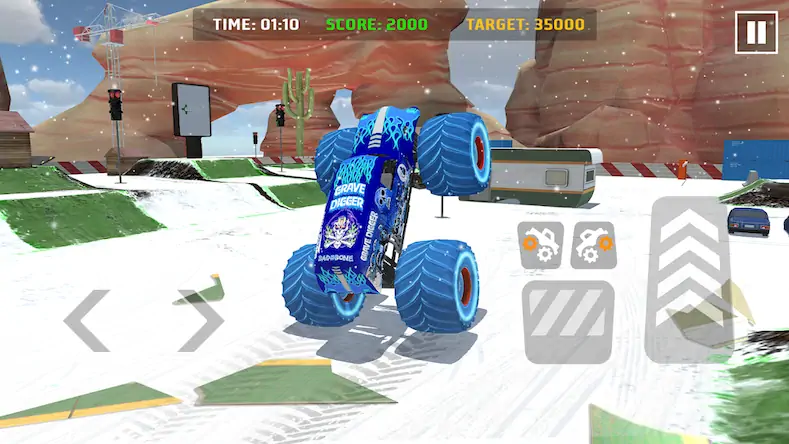 Скачать Car Games: Monster Truck Stunt [МОД/Взлом Бесконечные деньги] на Андроид