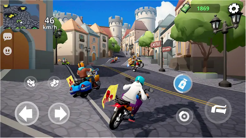 Скачать Moto City: мотогонки курьеров [МОД/Взлом Разблокированная версия] на Андроид