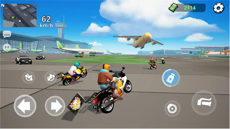 Скачать Moto City: мотогонки курьеров [МОД/Взлом Разблокированная версия] на Андроид