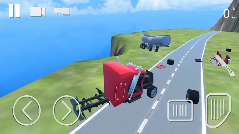 Скачать Truck Crash Simulator Accident [МОД/Взлом Меню] на Андроид