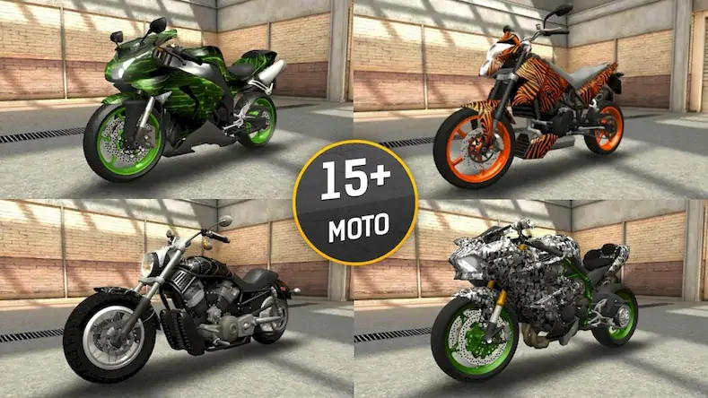 Скачать Moto Racing 3D [МОД/Взлом Бесконечные деньги] на Андроид