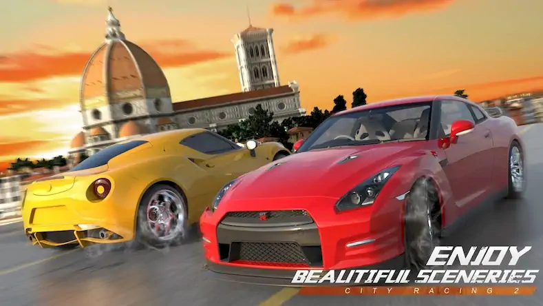 Скачать City Racing 2: 3D Racing Game [МОД/Взлом Много денег] на Андроид