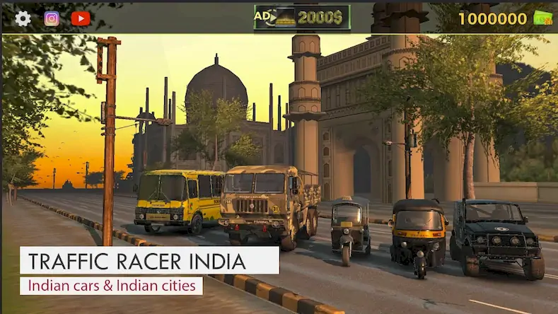 Скачать Traffic Car Racer - India [МОД/Взлом Unlocked] на Андроид