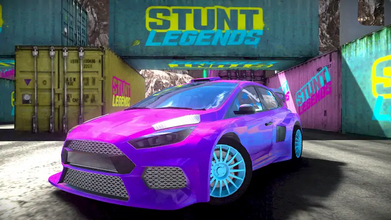 Скачать Stunt Legend Real Drift Racing [МОД/Взлом Много денег] на Андроид