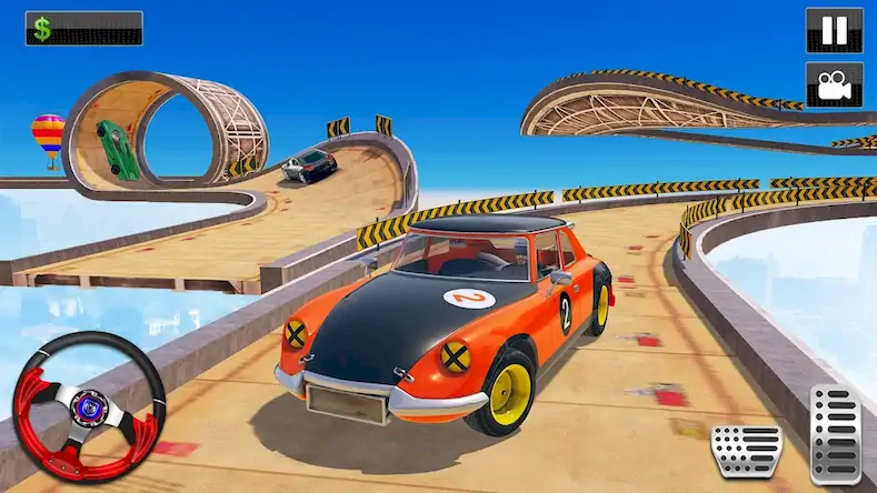 Скачать Mega Ramp Stunt Car Games 3D [МОД/Взлом Меню] на Андроид