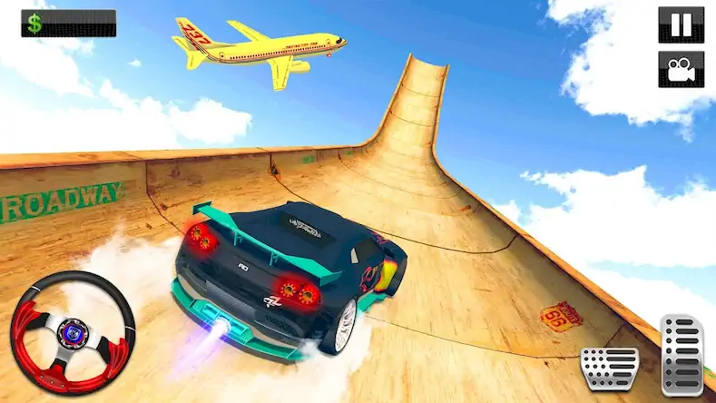 Скачать Mega Ramp Stunt Car Games 3D [МОД/Взлом Меню] на Андроид