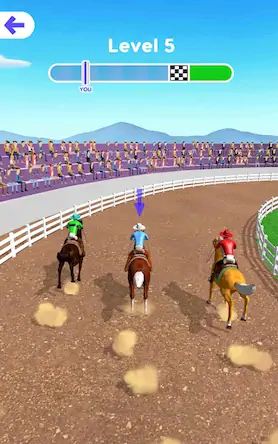Скачать Конные скачки в 3D [МОД/Взлом Бесконечные монеты] на Андроид