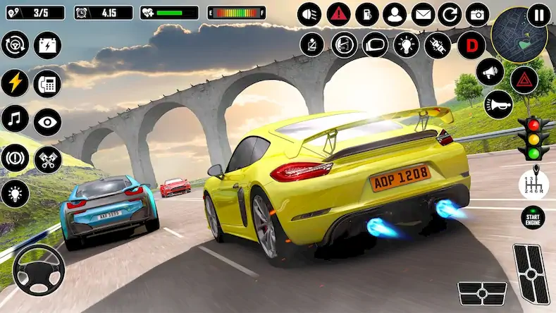 Скачать GT Car Racing Games 3D Offline [МОД/Взлом Бесконечные монеты] на Андроид