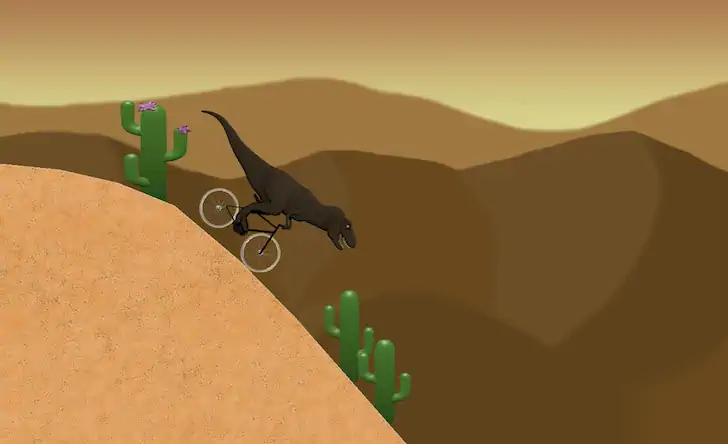Скачать Jurassic Doom Cycling Extreme [МОД/Взлом Много монет] на Андроид