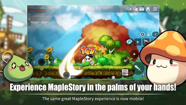 Скачать MapleStory M - Fantasy MMORPG [МОД/Взлом Много монет] на Андроид