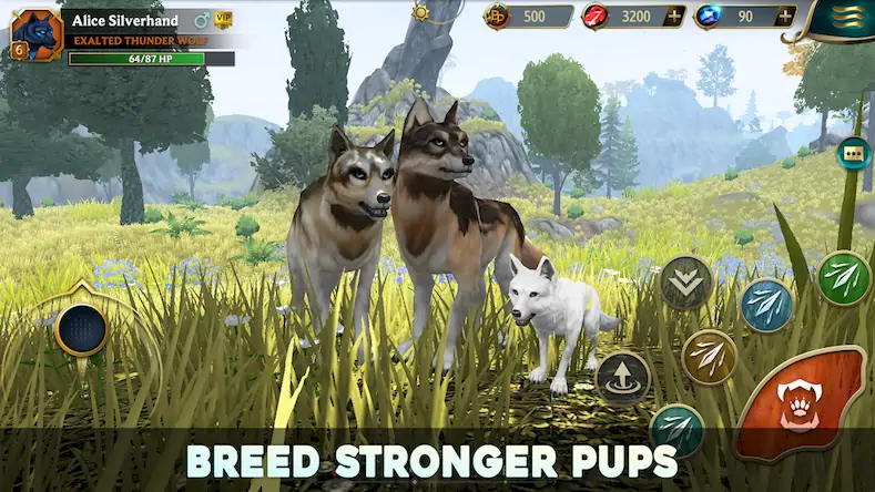 Скачать Wolf Tales - Wild Animal Sim [МОД/Взлом Много монет] на Андроид