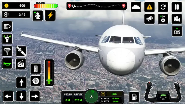 Скачать пилот симулятор: самолет игра [МОД/Взлом Unlocked] на Андроид