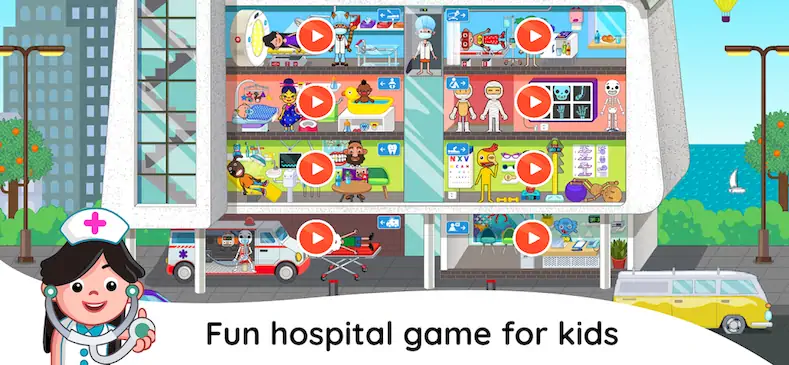 Скачать SKIDOS Hospital Games for Kids [МОД/Взлом Меню] на Андроид