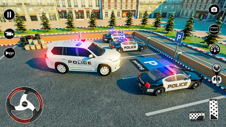 Скачать стоянка полиция машина игры [МОД/Взлом Разблокированная версия] на Андроид