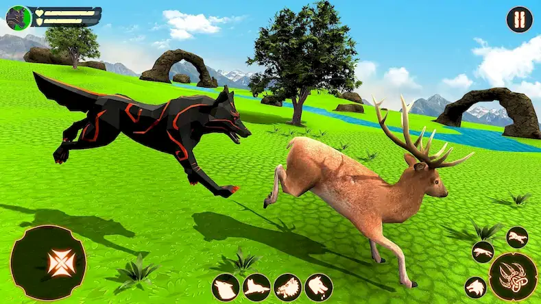 Скачать волк игры : симулятор животных [МОД/Взлом Много денег] на Андроид