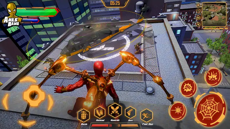 Скачать Iron Super Hero - Spider Games [МОД/Взлом Много денег] на Андроид