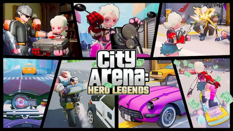 Скачать City Arena: Hero Legends [МОД/Взлом Много денег] на Андроид
