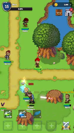 Скачать The Walking Hero -Idle RPG MMO [МОД/Взлом Много денег] на Андроид