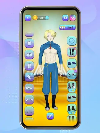 Скачать Anime Boys Dress Up Games [МОД/Взлом Бесконечные монеты] на Андроид
