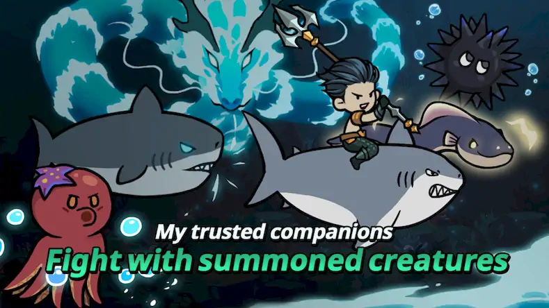 Скачать Raising Poseidon: Idle RPG [МОД/Взлом Много монет] на Андроид