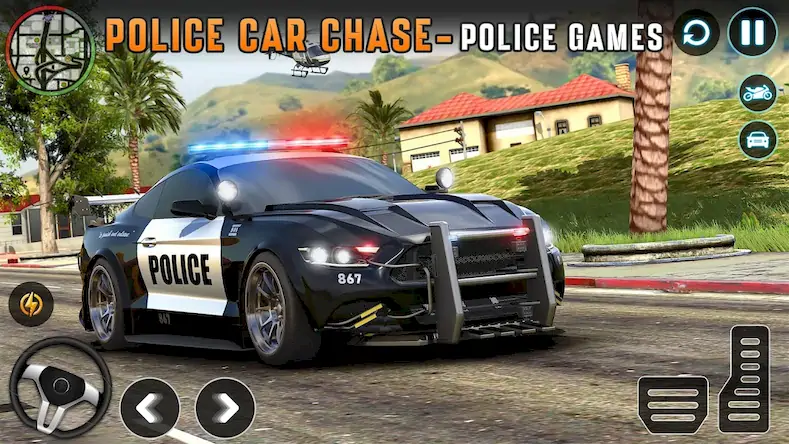 Скачать Police Car Chase: Police Games [МОД/Взлом Меню] на Андроид