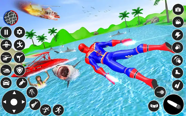 Скачать Superhero Rescue: Spider Games [МОД/Взлом Разблокированная версия] на Андроид