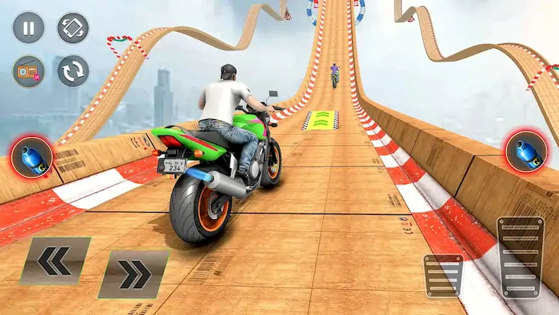 Скачать Mega Ramp Stunt Bike Games 3D [МОД/Взлом Разблокированная версия] на Андроид