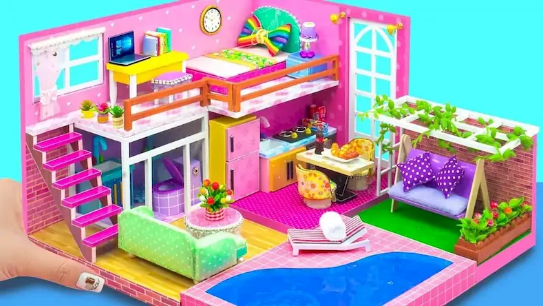 Скачать Girl Doll House Design Games [МОД/Взлом Меню] на Андроид