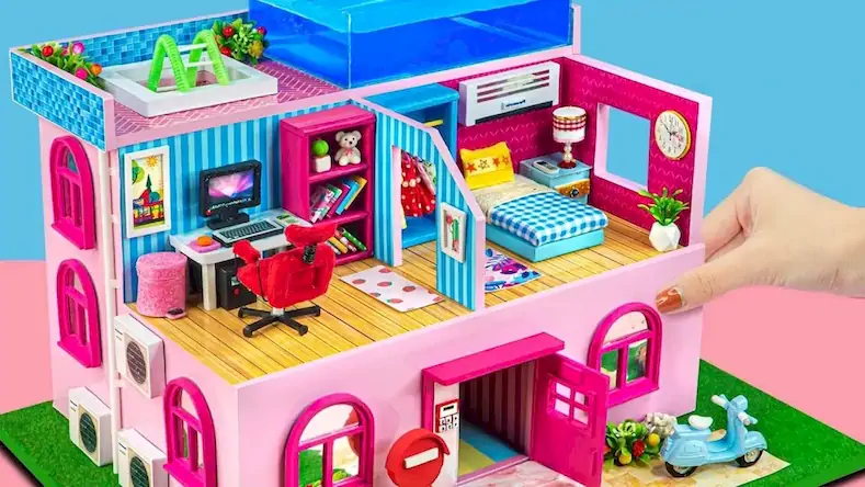 Скачать Girl Doll House Design Games [МОД/Взлом Меню] на Андроид