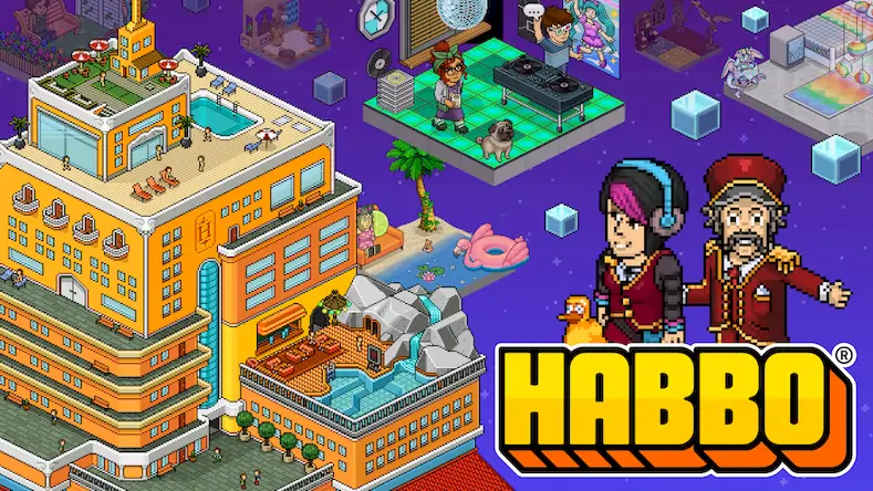 Скачать Habbo - Original Metaverse [МОД/Взлом Меню] на Андроид