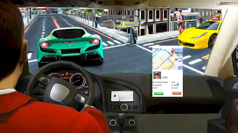 Скачать Taxi Games Driving Car Game 3D [МОД/Взлом Меню] на Андроид