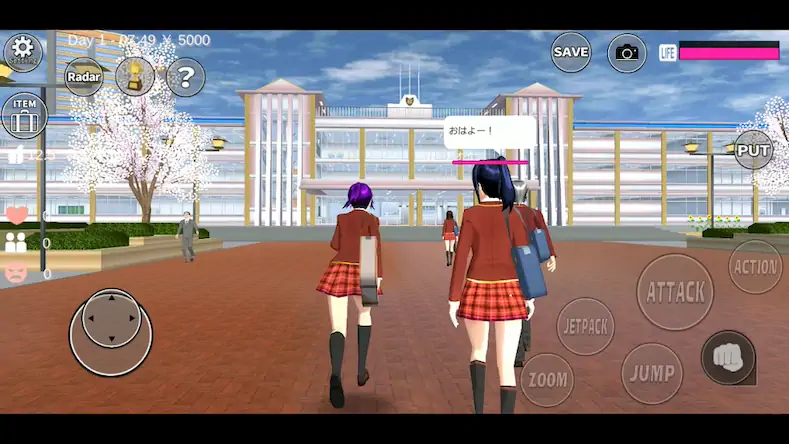 Скачать SAKURA School Simulator [МОД/Взлом Много денег] на Андроид